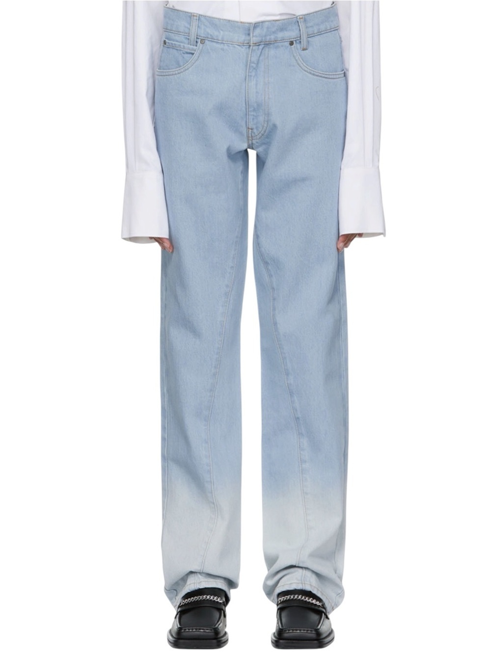 Bianca Saunders Straight-Leg Jeans Size Extra Large